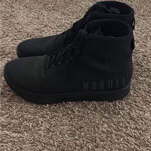 NOBULL Black High-Top Sneakers Sleek Modern Design